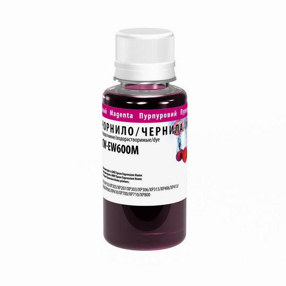 

Чернила CW EPSON XP103/600 (Magenta) (CW-EW610M01) 100мл