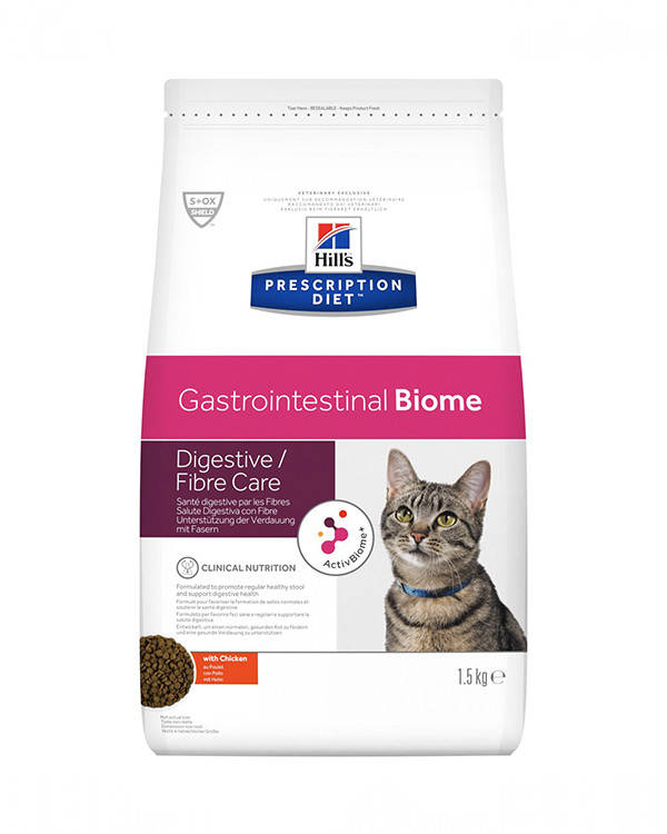 

Hill's Prescription Diet Gastrointestinal Biome корм для кошек с курицей 3 кг