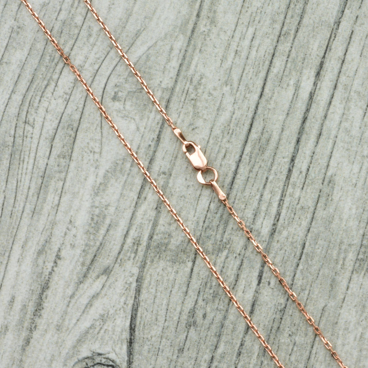 

Серебряная цепочка позолоченная Якорная ширина 1 мм длина 40