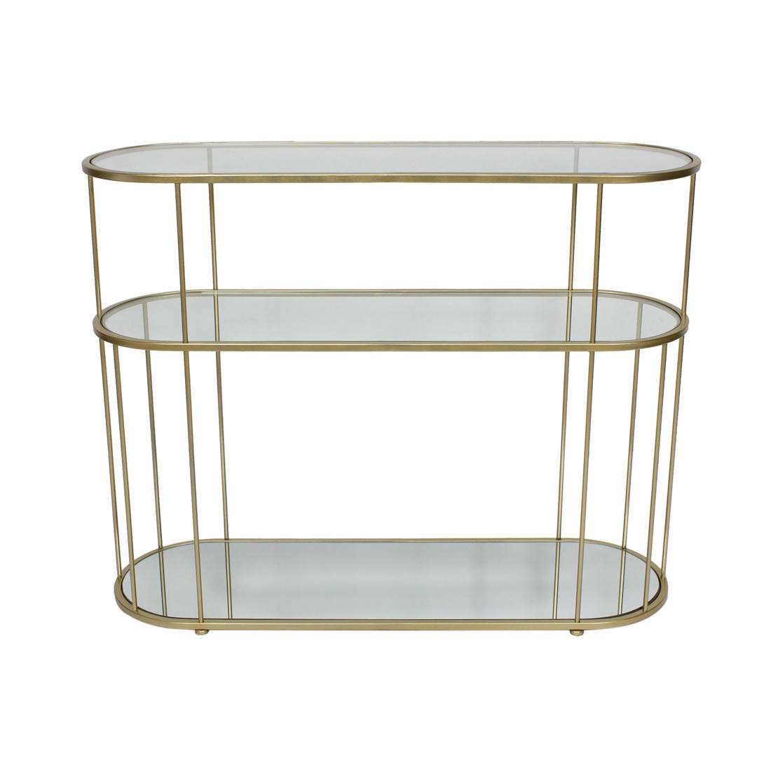 

Консоль металлическая Mute, 97см, цвет - золото