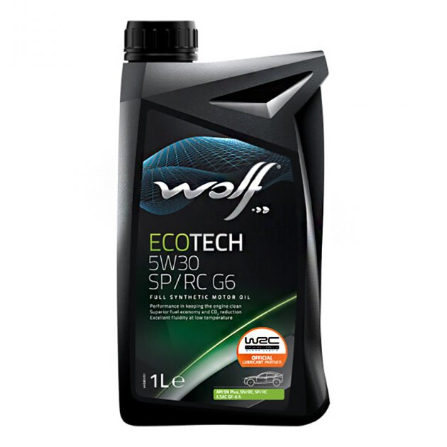 

Моторное масло Wolf ECOTECH 5W30 SP/RC G6