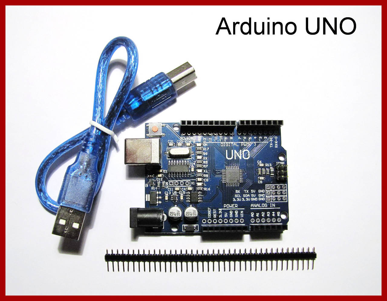 

Arduino UNO с кабелем USB.