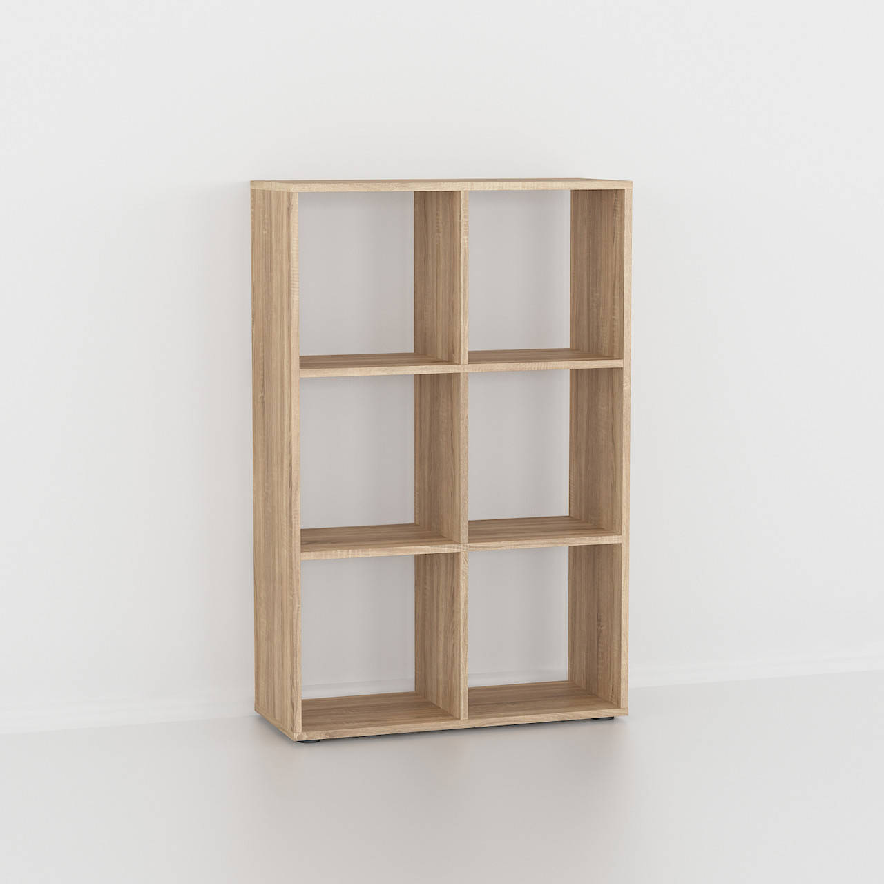 

Стеллаж полка для книг и игрушек на 6 ячеек G0058 Дуб Сонома