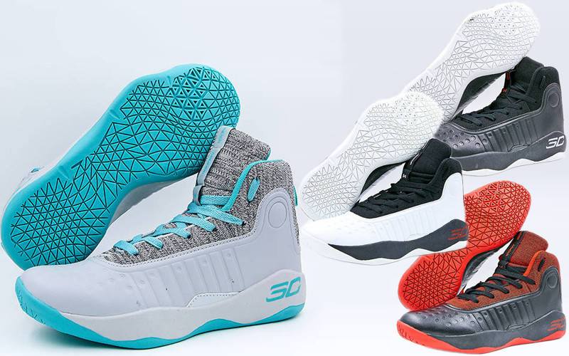 

Мужские баскетбольные кроссовки Under Armour F818 (обувь для баскетбола), 4 цвета: 40-45 размер, PU, Разные цвета