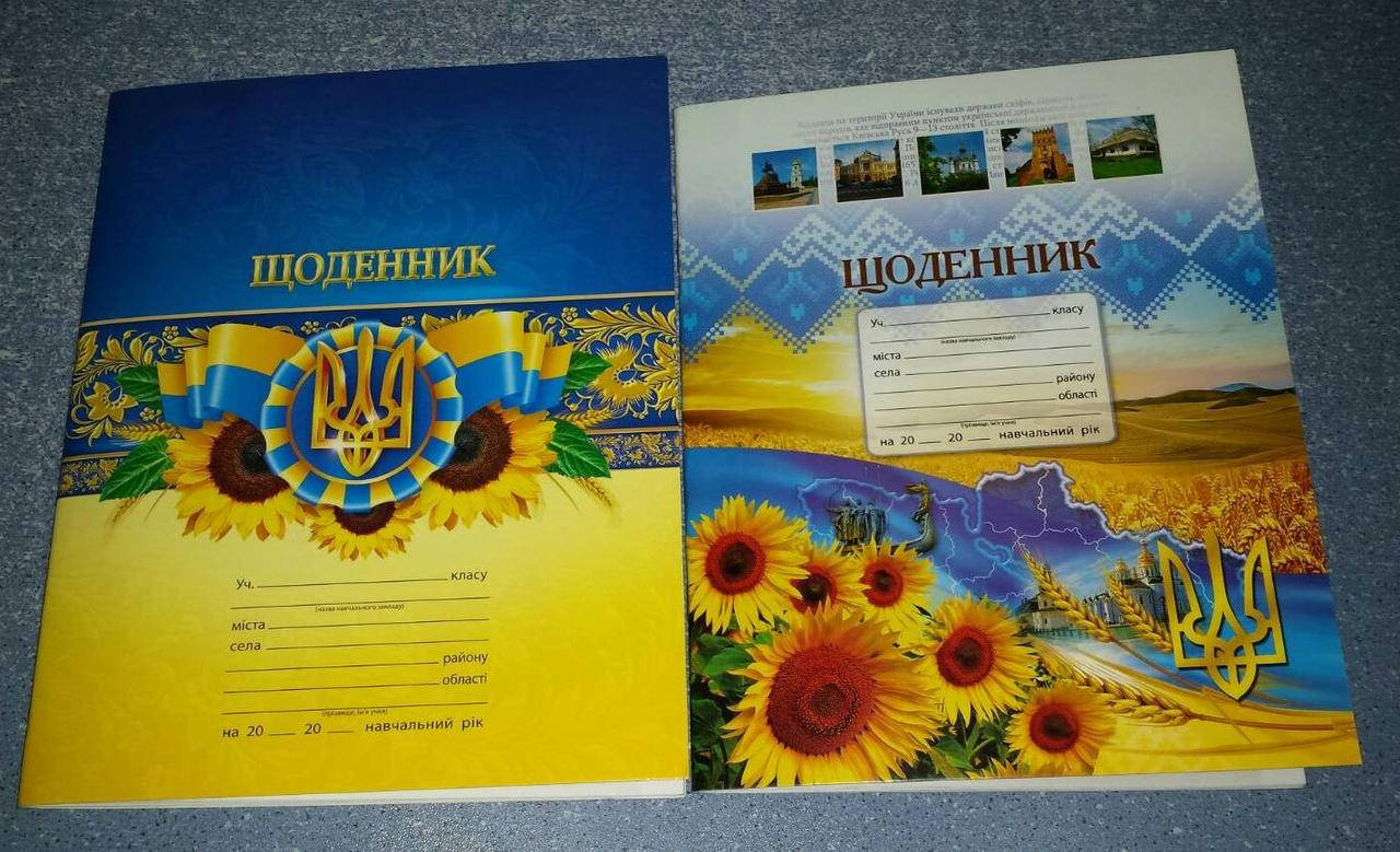 

Дневник школьный с символикой в ассортименте