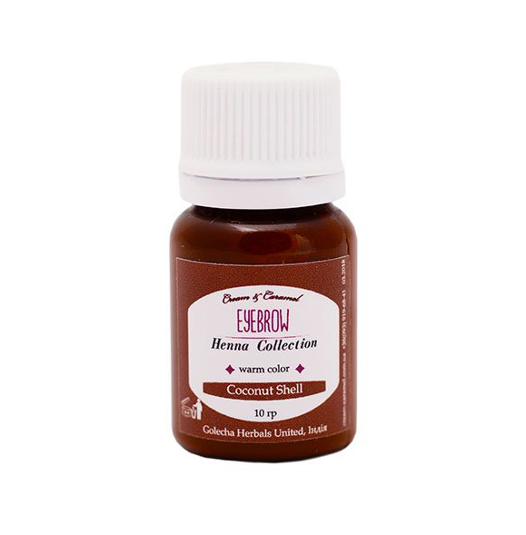 

Cream & Caramel - EyeBrow Henna Collection - Хна для бровей - Coconut Shell 10 г