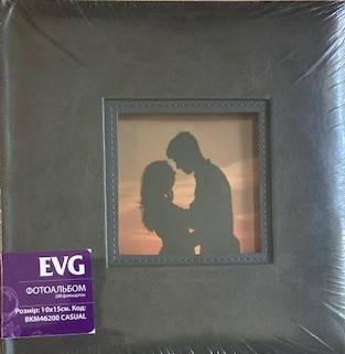 

Альбом для фотографий 10х15см на 200 фото EVG CASUAL, Серый
