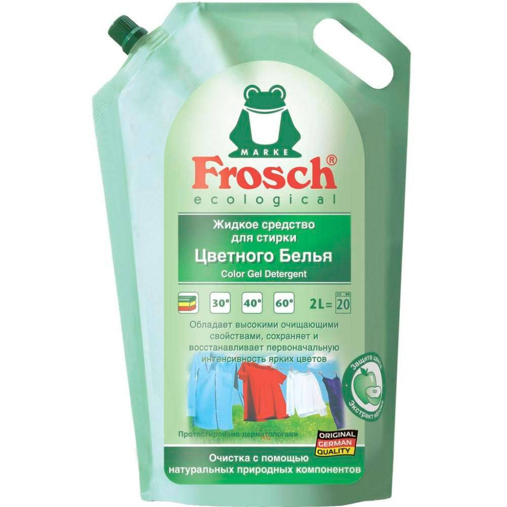 

Гель для стирки цветных тканей Frosch Яблоко, 2 л