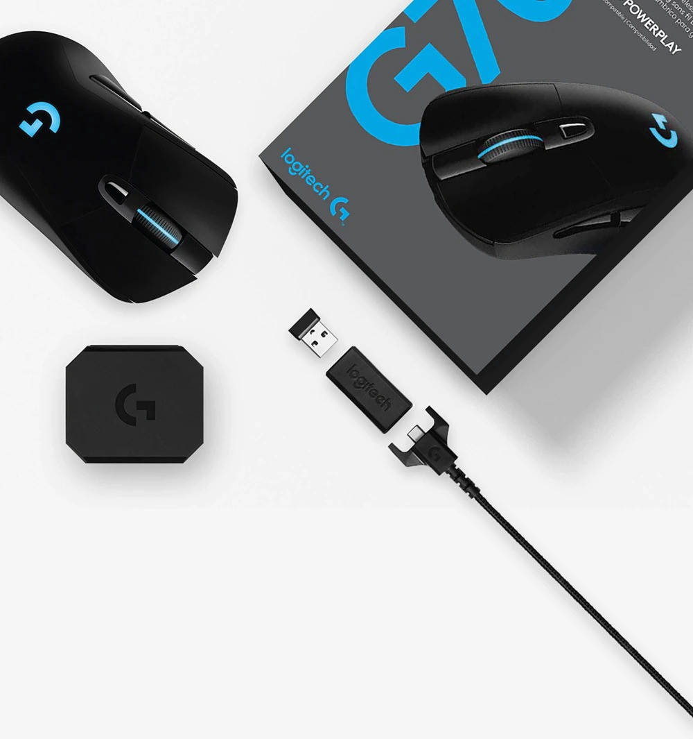 

Мышь беспроводная Игровая Logitech G703 Lightspeed HERO 16K Sensor Black, Черный