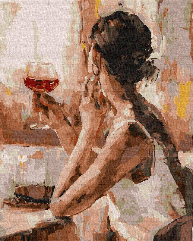 

Картина по номерам Идейка Загадочная незнакомка (KH4843) 40 х 50 см