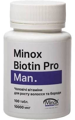 

Витамины Minox Biotin Pro Man для роста и против выпадения волос