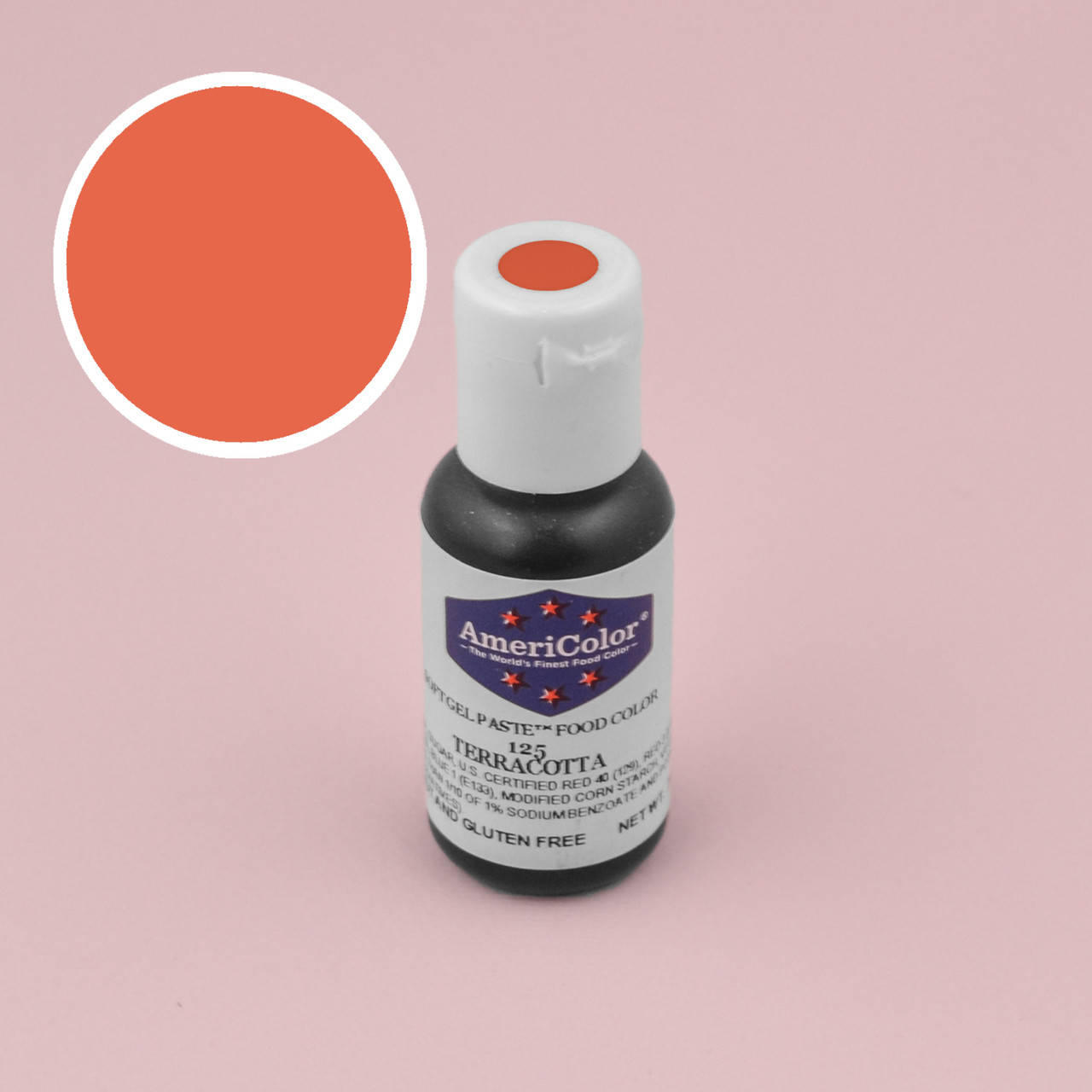 

Гелевая краска AmeriColor Терракотовый/Terracotta 21 гр