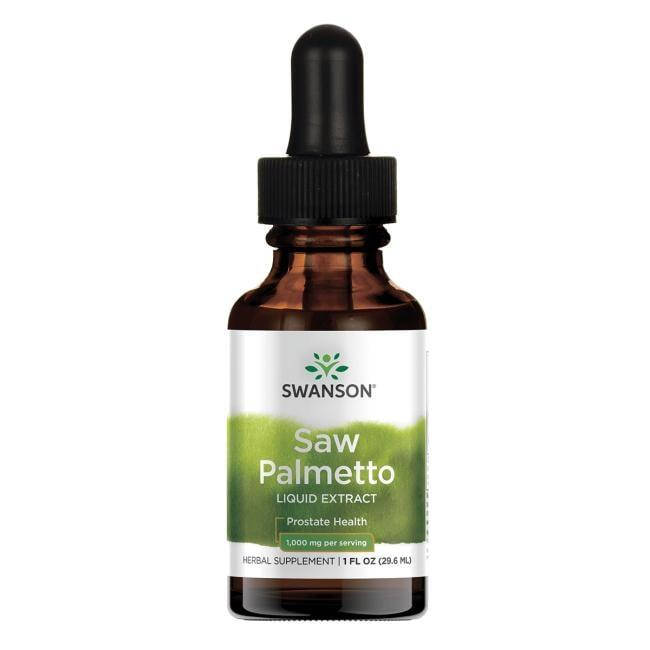 

Жидкий экстракт Со Пальметто, Swanson, Saw Palmetto Liquid Extract, 29.6 мл