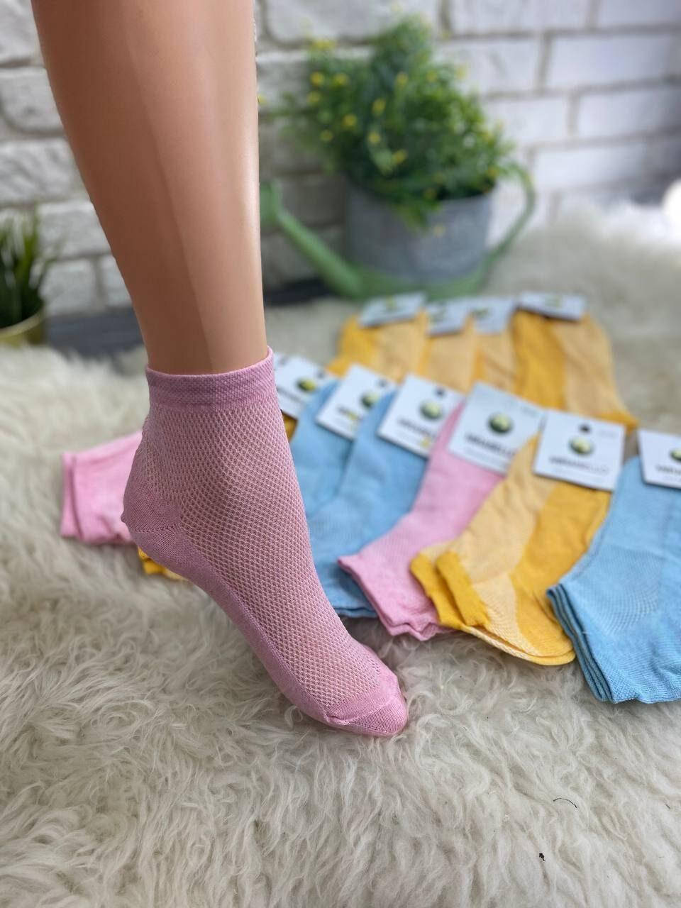 

Новинка! Женские носки (Набор 12шт. в упаковке), Размер 36-40 универсал, Разные цвета