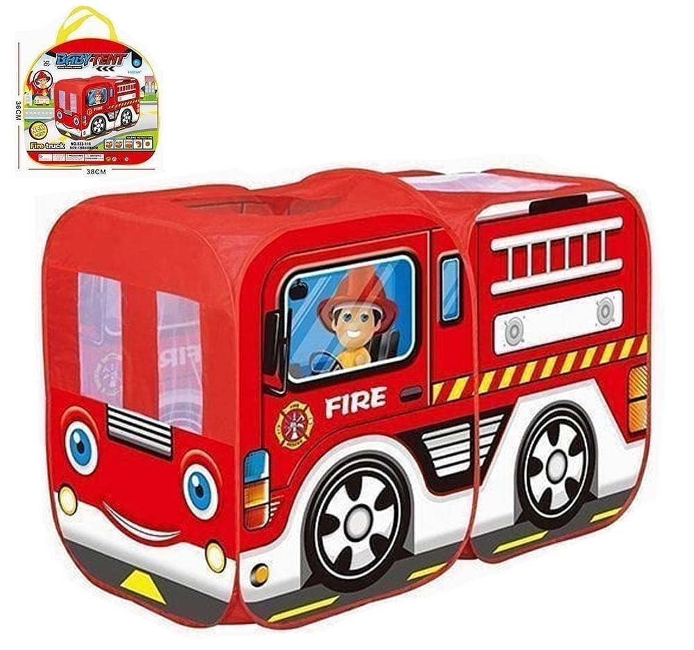 

Детская игровая палатка Пожарная машина