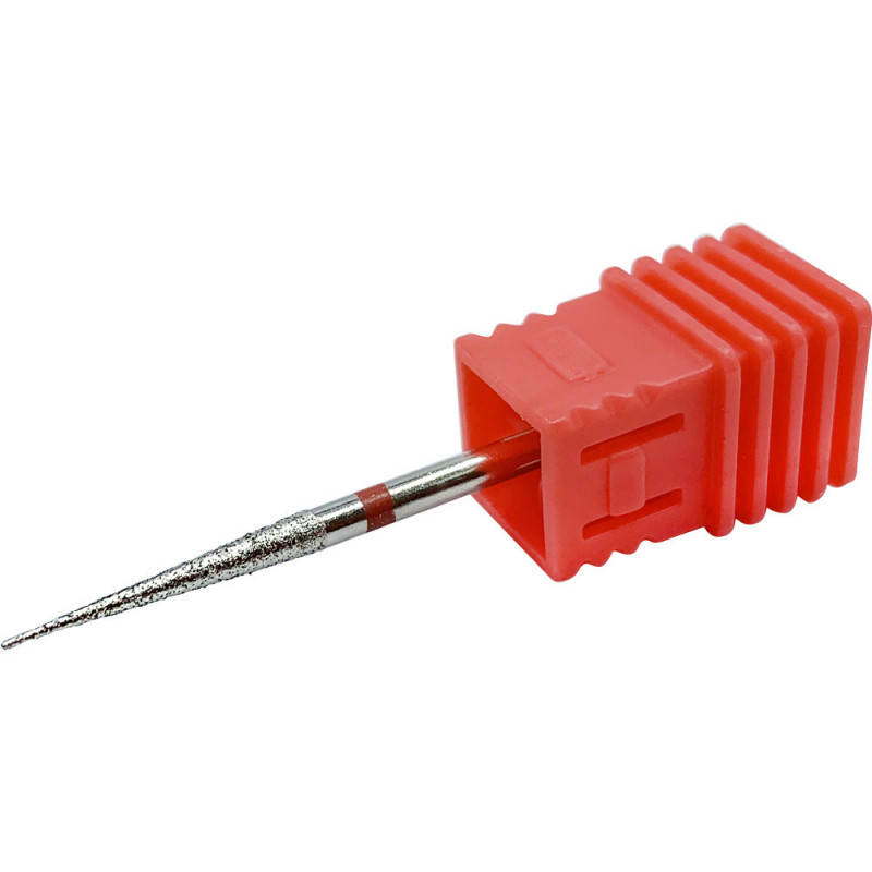 

Алмазная острая насадка, красная насечка