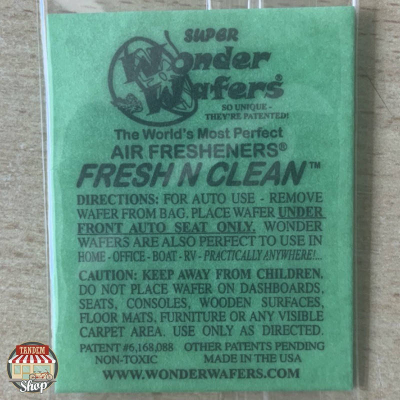 

Ароматизатор в пластинке Wonder Wafers Fresh N Clean, 50 x 65 мм Свежесть и чистота