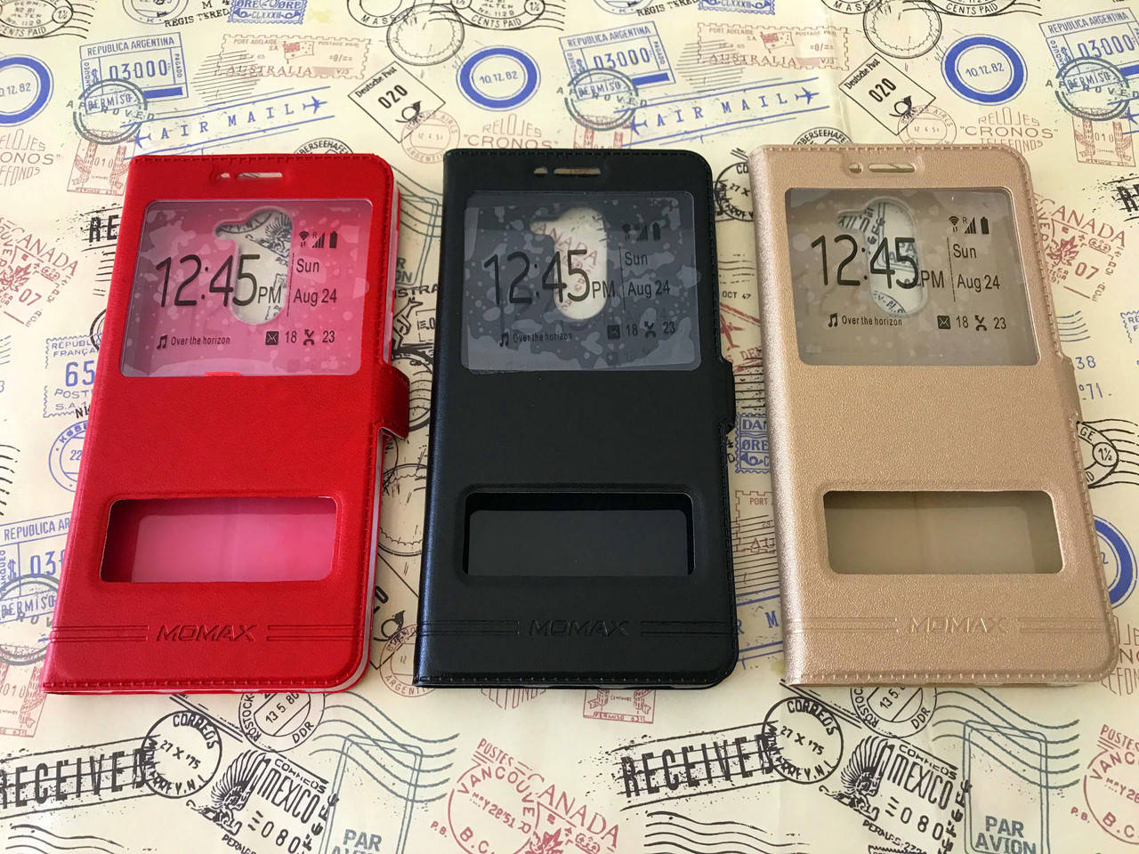 

Кожаный чехол книжка Momax для Huawei GR5 2017 (BLL-21) (3 цвета), Разные цвета