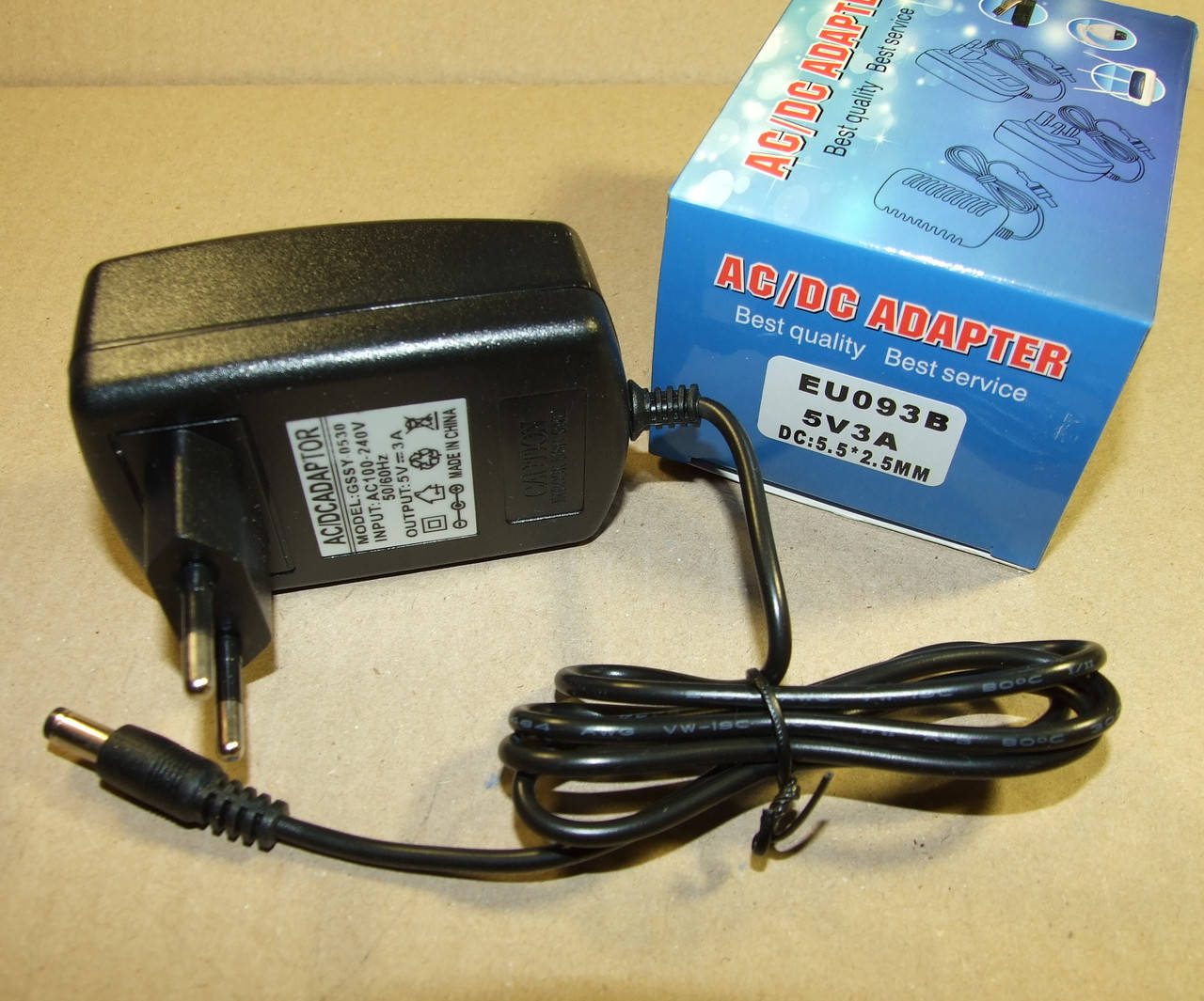 

PS033 5,5х2,5мм 3A 5V Блок живлення Зарядний пристрій Блок питания Зарядное устройство