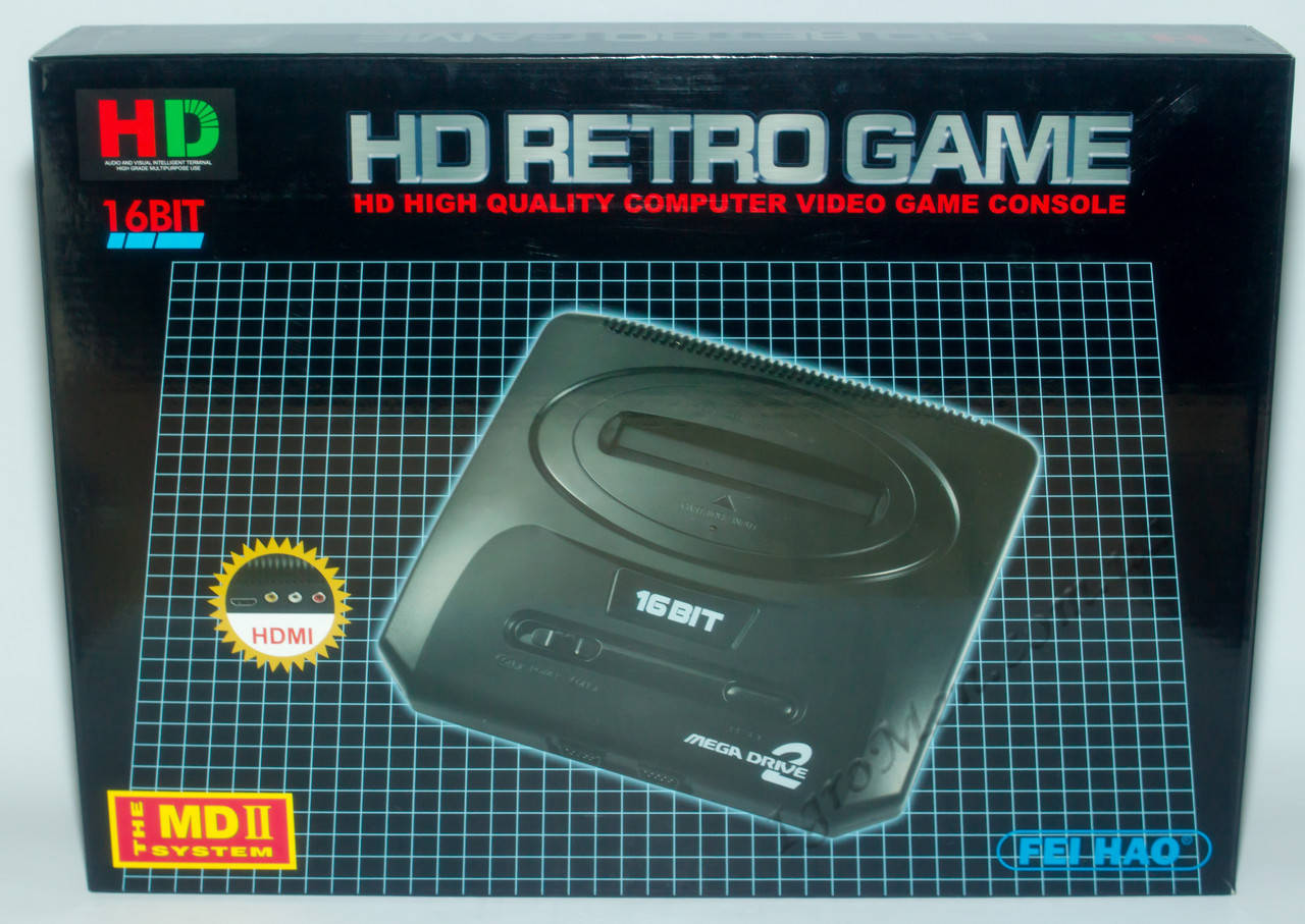 

Sega Retro HD (HDMI, проводные джойстики)