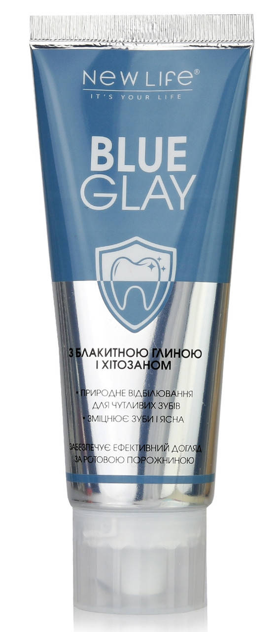 

Зубная паста с голубой глиной и хитозаном