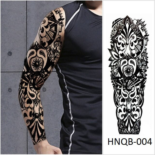 

Флеш тату. Полинезия. На руку/ногу/бедро, 48*17 см