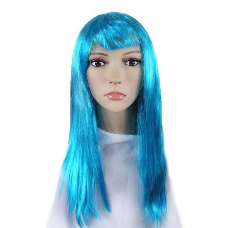 

Парик Ровный 6015 60 см голубой Orig 6015