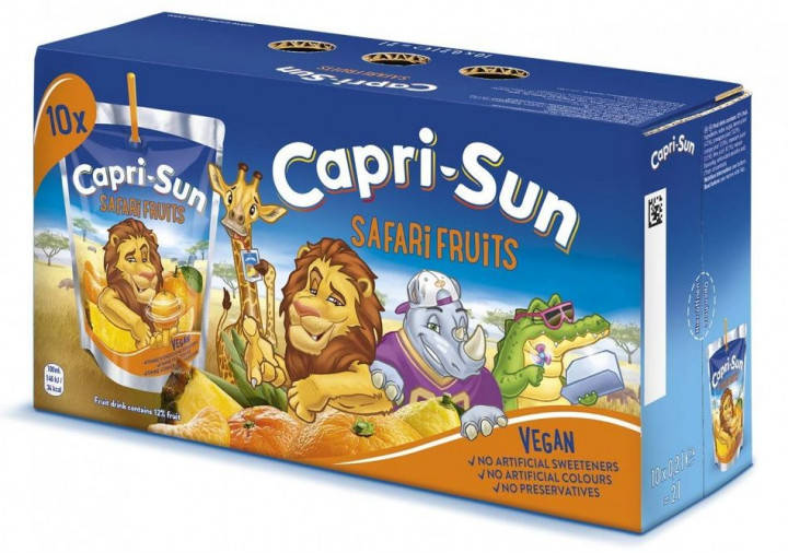 

Сочки Capri-Sun Safari Fruits 10*200 мл.