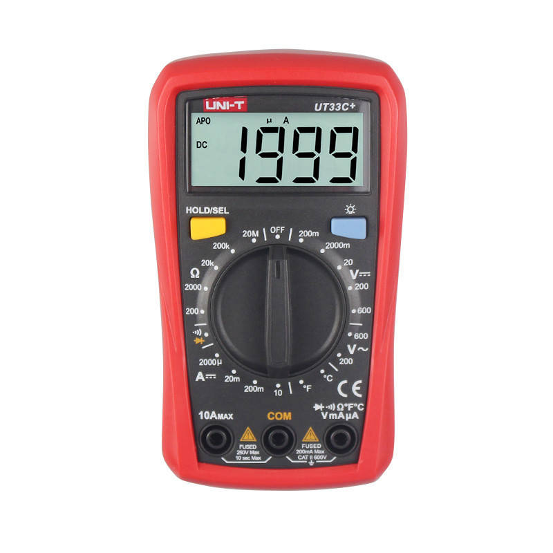 

Цифровой мультиметр UNI-T UT-33C+ термопара