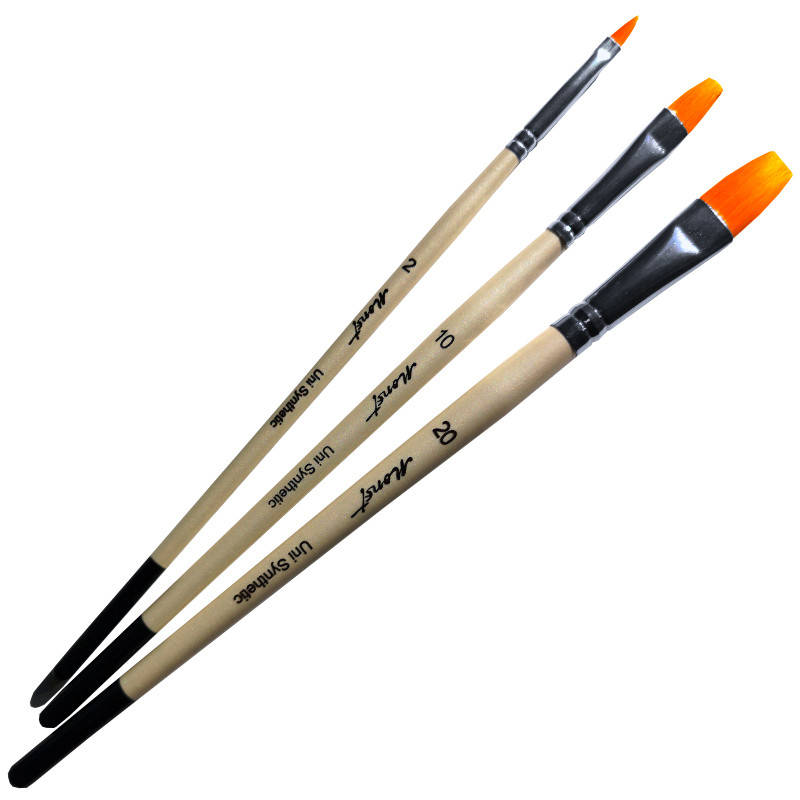 

Набір універсальних синтетичних пензлів 2079 Monet Uni (set3 F2, F10, F20) - 3 шт. (M2079)