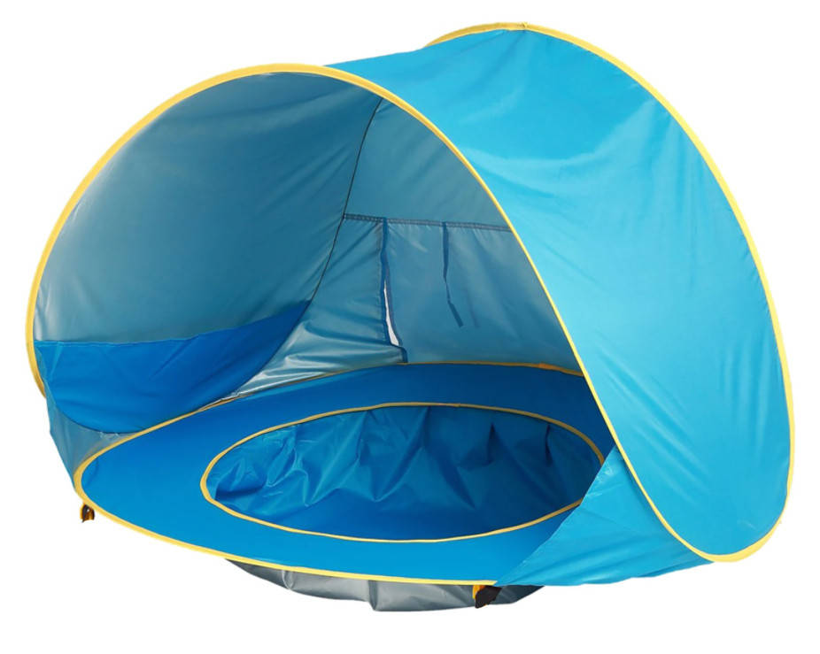 

Палатка детская игровая с бассейном (автоматическая) 117х79см, Голубая (14954), Голубой