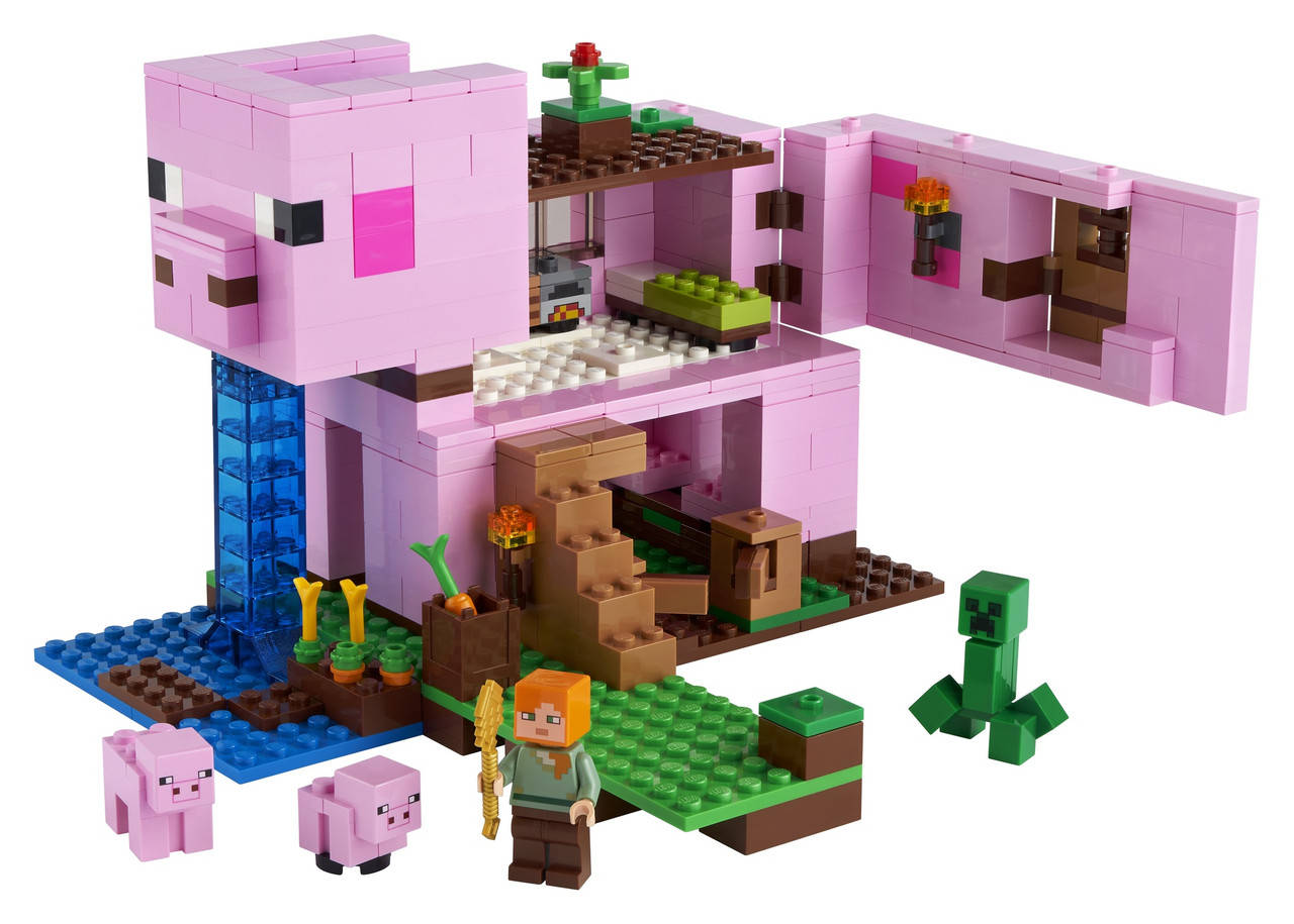 

Конструктор лего LEGO Minecraft 21170 Дом-свинья , оригинал