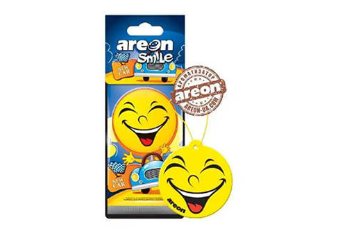 

Ароматизатор Areon Smile Новая машина (картонная подвеска)