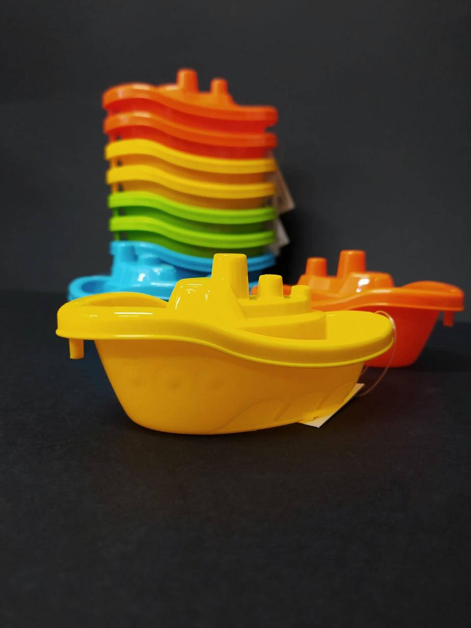 

Игрушка для ванной Кораблик Оранжевый, ТехноК 6603