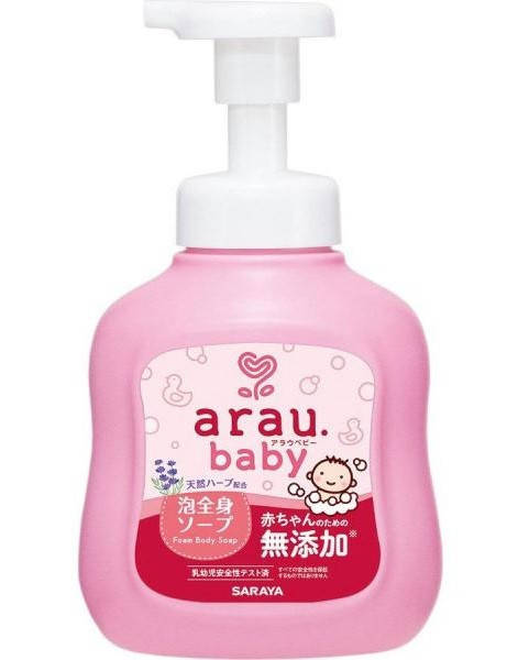 

Saraya Мыло-пенка Arau Baby для купания детей 450 мл (диспенсер) 4973512258756