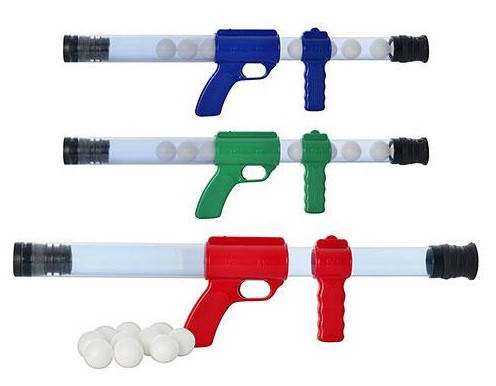 

Детский помповый автомат TG 0616 A пинг понг шарики игрушечное оружие игрушка для детей мальчиков, Разные цвета