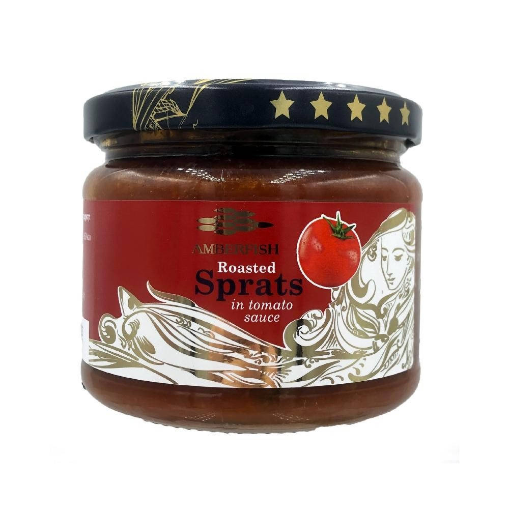 

Шпроты в Томатном Соусе Амберфиш Sprats in Tomato Sauce Amberfish 280 г Латвия