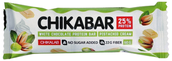 

Протеиновый батончик CHIKABAR Фисташковый Крем (60 грамм)
