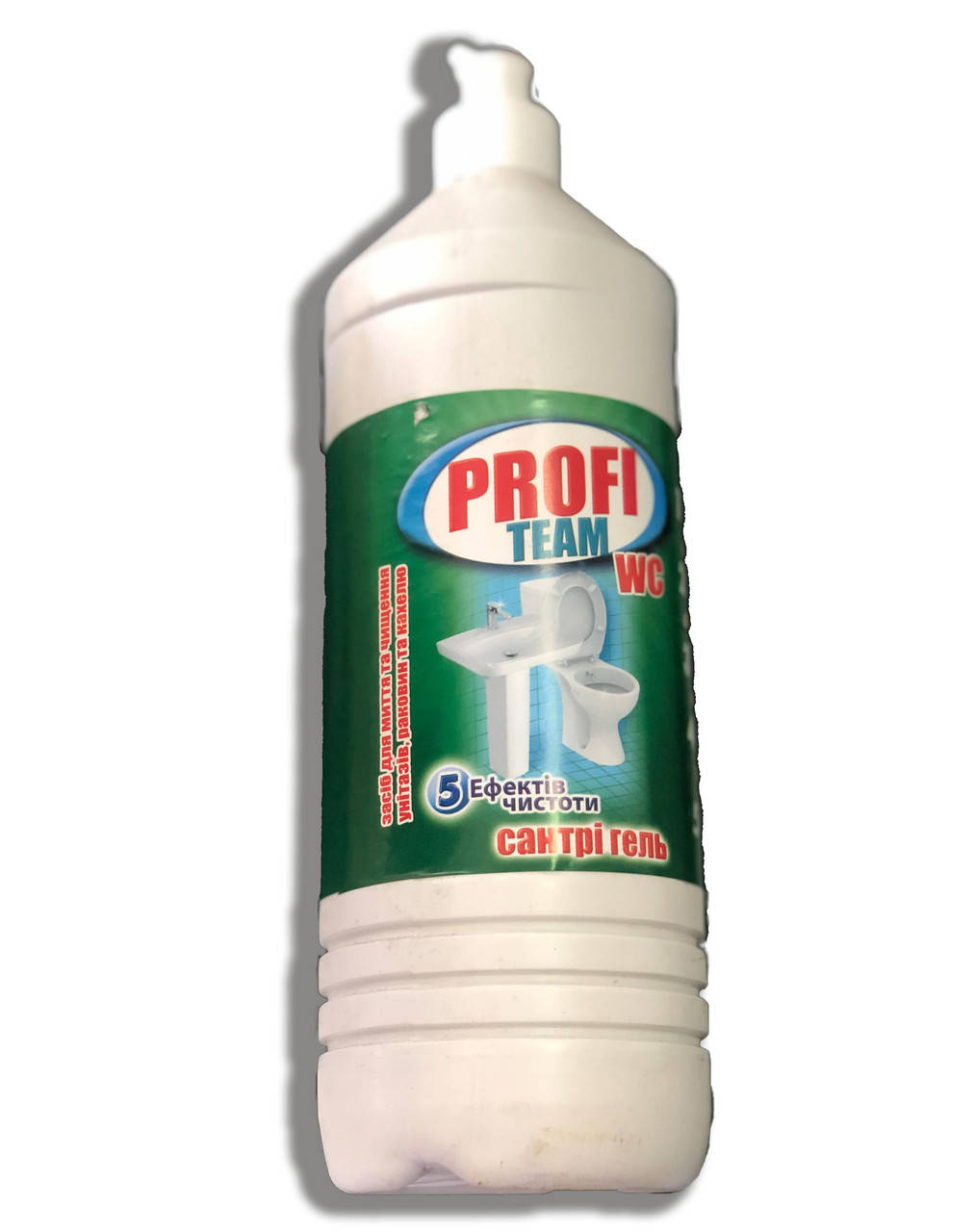 

Средство для мытья унитазов Profi team WC (Сантри Гель кислотный) 0,9л