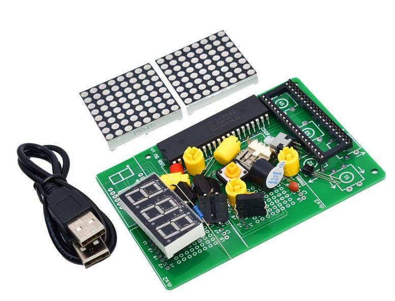 

Набор DIY MCU для сборки микрокомпьютера с играми тетрис/змейка/самолет/RacingDot
