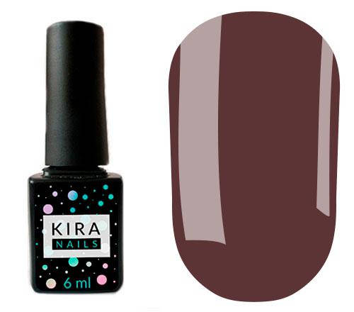

Гель-лак Kira Nails №150 (красно-коричневый, эмаль), 6 мл