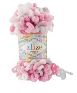

Пряжа Puffy Color Alize-6370