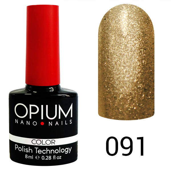 

Гель лак OPIUM 8ml.№91 "Светло коричневый песок"