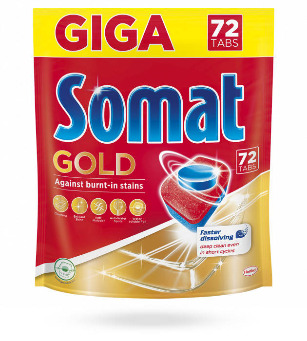 

Таблетки для посудомоечной машины Somat Gold 72 шт