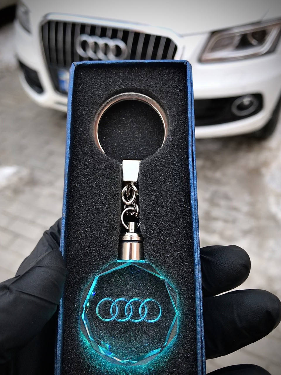 

Брелок для ключів кристал Audi