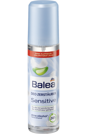 

Дезодорант - антиперспирант Balea Sensitive mit Aloe Vera