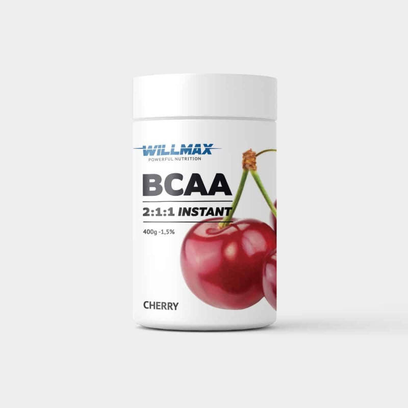 

Аминокислоты BCAA WILLMAX 2:1:1 Instant 400 г Вишня