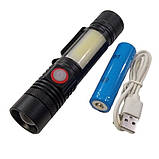 Ліхтар ручний акумуляторний Rablex RB242 COB+T6 1x18650 Type-C (7_00828), фото 2