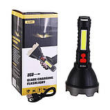 Ліхтар ручний акумуляторний ZJ-05 OSL+COB microUSB Black (7_00832), фото 2