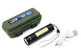 Ліхтар ручний акумуляторний Police BL-510 XPE+COB 1x18650 microUSB Black (7_00833), фото 2